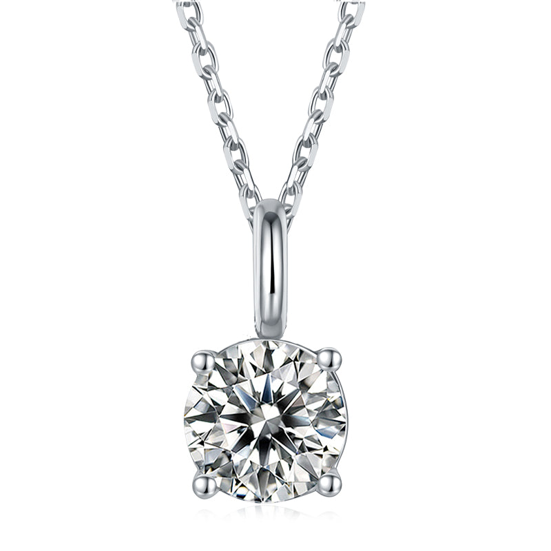 Four-Prong O Diamond Necklace – Aurelian
