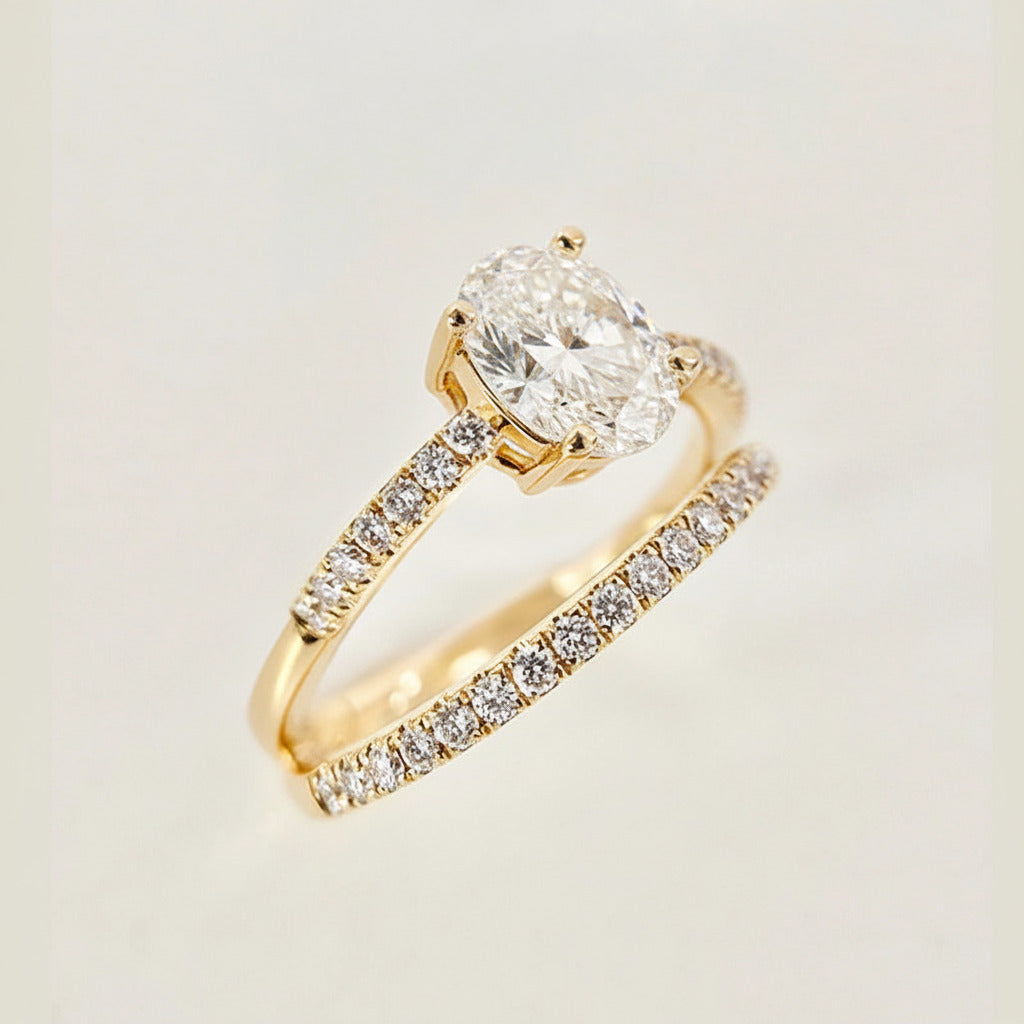 Floating Diamond Ring – Aurelian