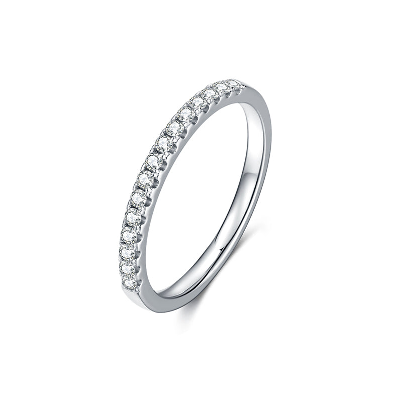 Diamond Half Eternity Diamond Ring – Aurelian