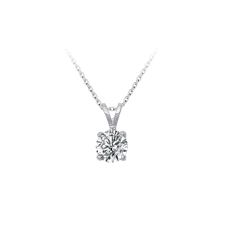 Four-Prong Bunny Ear Diamond Necklace – Aurelian