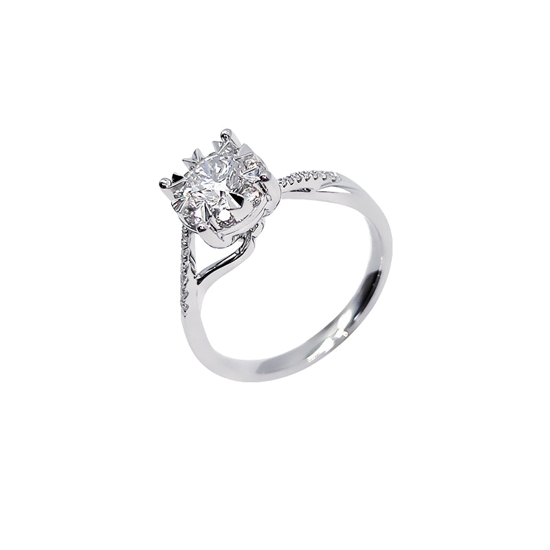 Four-Prong Diamond Ring – Aurelian