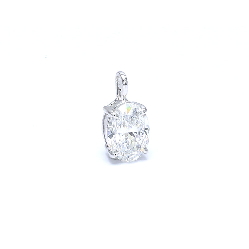 Oval Diamond Pendant – Aurelian