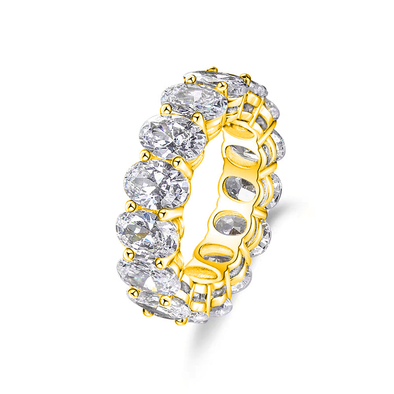 Oval Full Eternity Band Ring – Aurelian