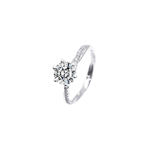Six-Prong Diamond Ring – Aurelian