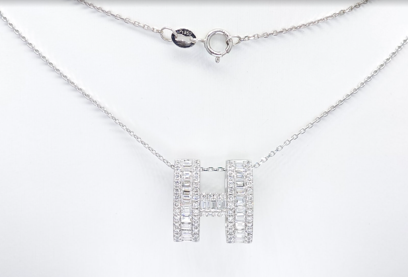 Round and Rectangular Diamond Necklace – Aurelian