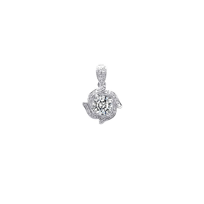 Rose Piaget-Style Diamond Pendant – Aurelian