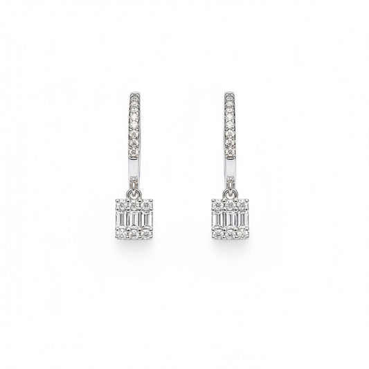 Diamond Drop Earrings