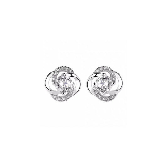 Interlocking Diamond Stud Earrings – Aurelian