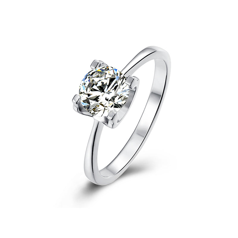 Plain Shank Tulip Setting Diamond Ring – Aurelian
