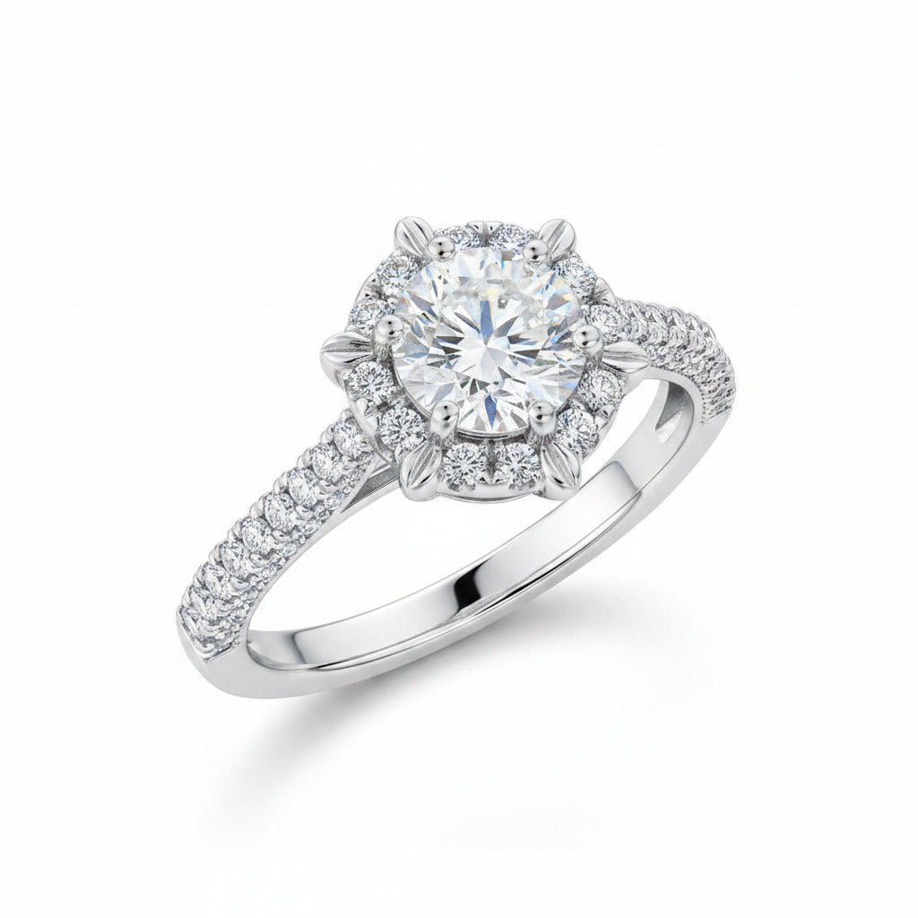 Twisted Shank Crossover Diamond Ring – Aurelian