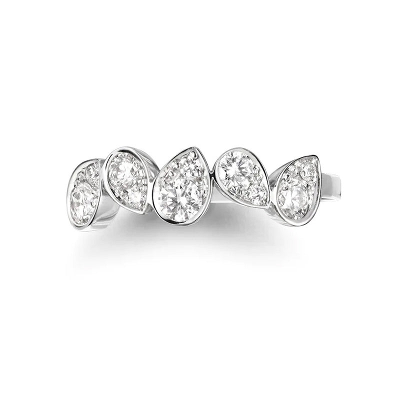 Five Princess Band Pear Diamond Ring – Aurelian