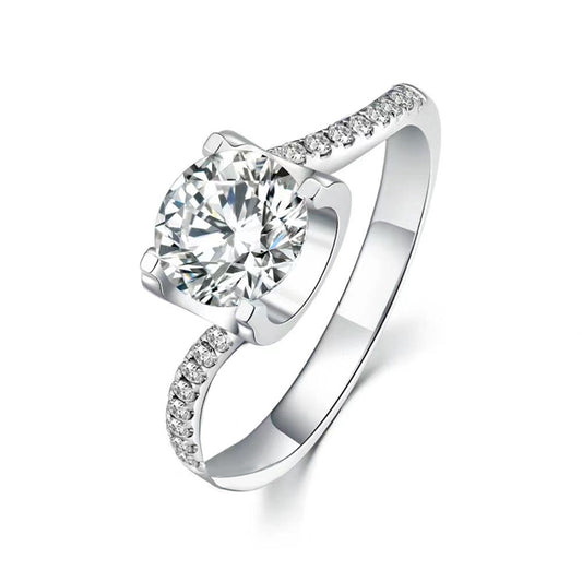 Twisted Shank Tulip Setting Diamond Ring – Aurelian