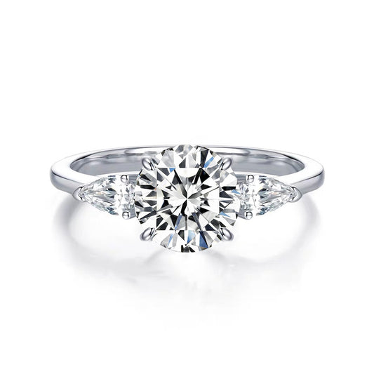 Trilogy Pear Diamond Ring – Aurelian
