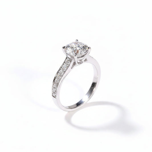 Four-Prong Starlight Diamond Ring – Aurelian