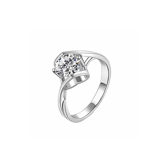 Twisted Shank Heart Diamond Ring – Aurelian