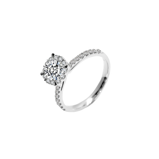 Princess Cut Bezel Diamond Ring – Aurelian