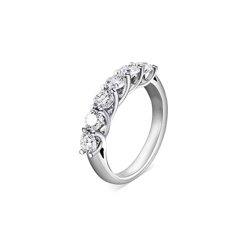 Band Half Eternity Diamond Ring – Aurelian
