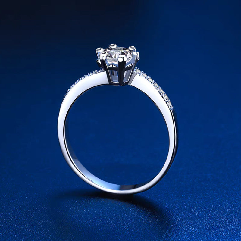 Twisted Shank Six-Prong Diamond Ring – Aurelian