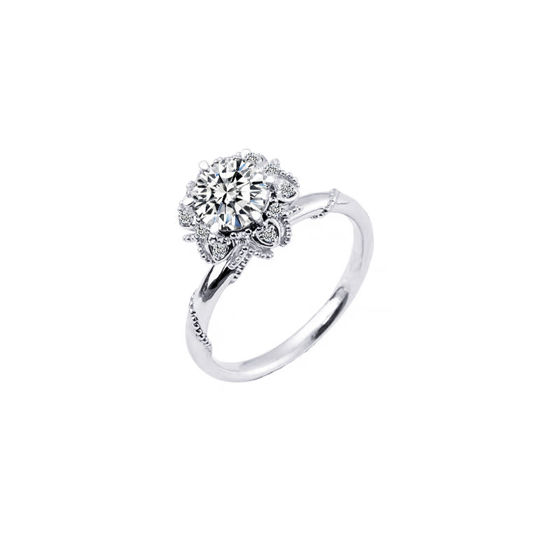 Floral Vine Bouquet Diamond Ring – Aurelian