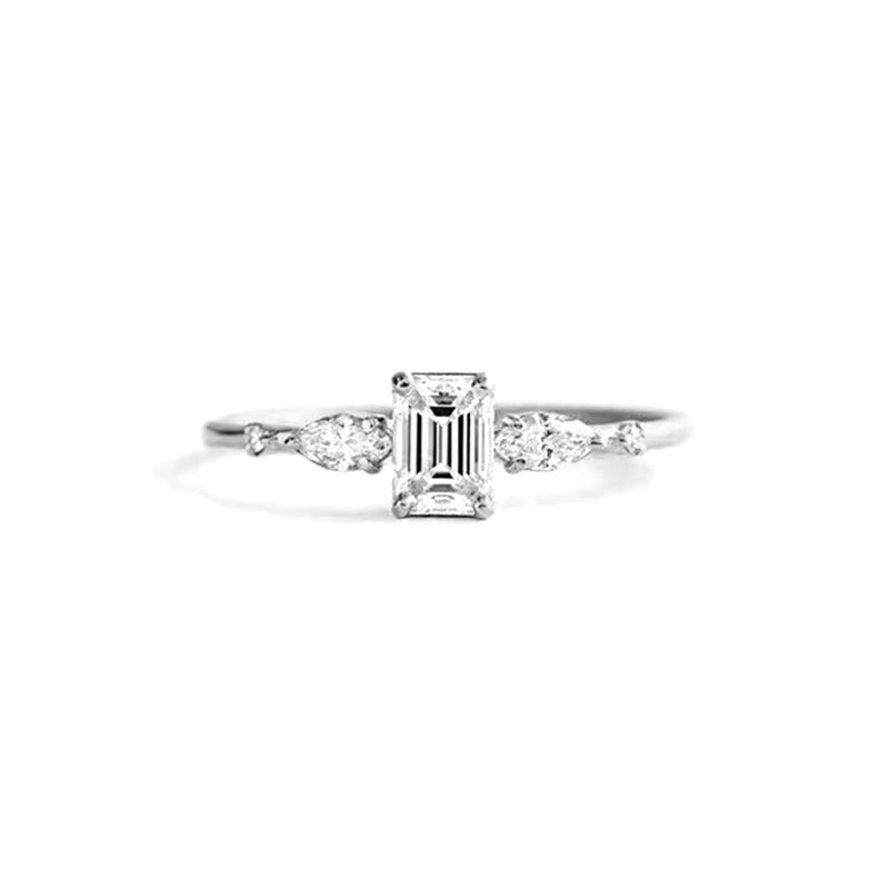 Emerald-Cut Diamond Ring – Aurelian