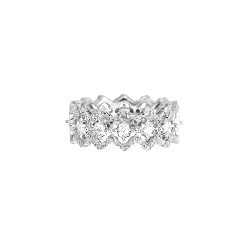 Buccellati-Inspired Diamond Ring – Aurelian