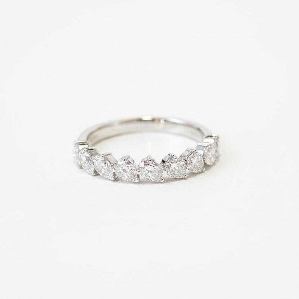 Band Pear Diamond Ring – Aurelian