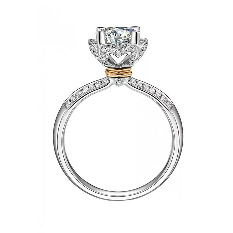 Two-Tone Bouquet Diamond Ring – Aurelian