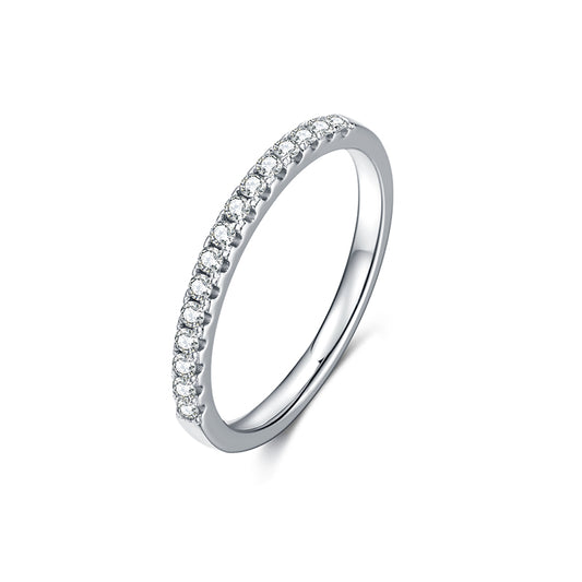 Diamond Half Eternity Diamond Ring – Aurelian