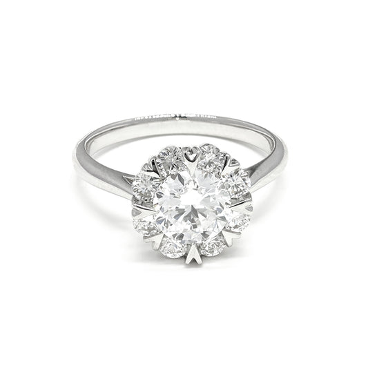 Round Plain Shank Heart Radiant Diamond Ring – Aurelian