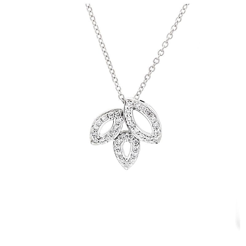Triple Lily Diamond Necklace – Aurelian