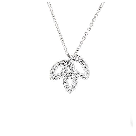 Triple Lily Diamond Necklace – Aurelian