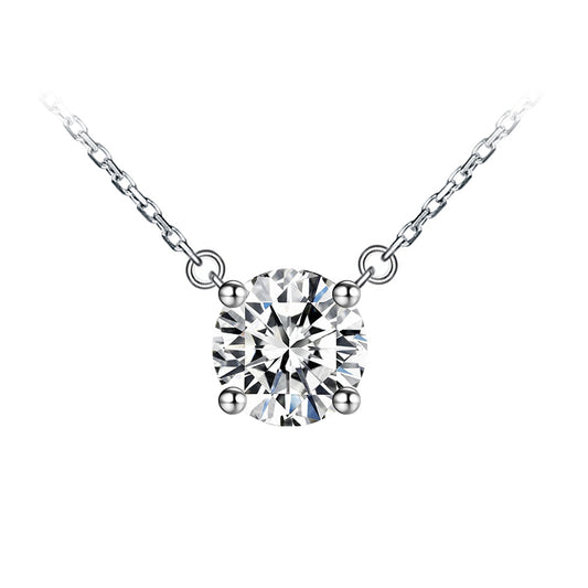 Classic Four-Prong Diamond Necklace – Aurelian