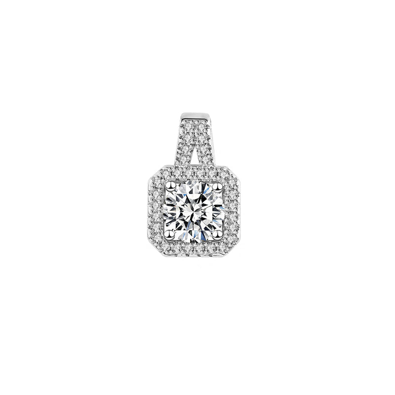 Cushion Halo Diamond Pendant – Aurelian