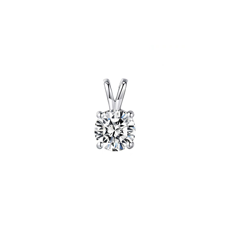 Four-Prong Bunny Ear Diamond Pendant – Aurelian