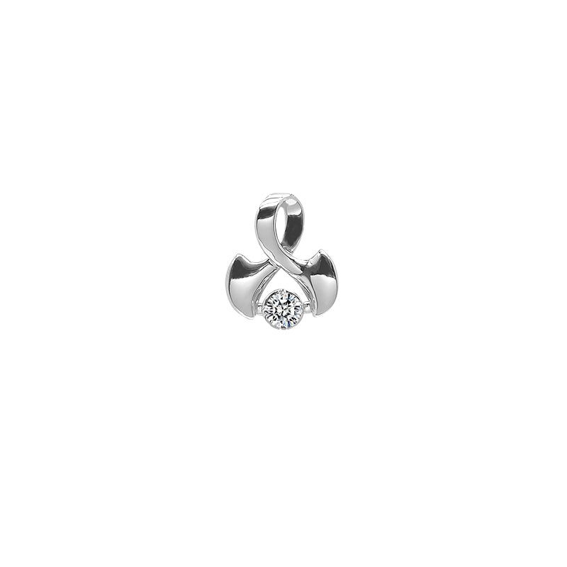 Trefoil Lucky Diamond Pendant – Aurelian