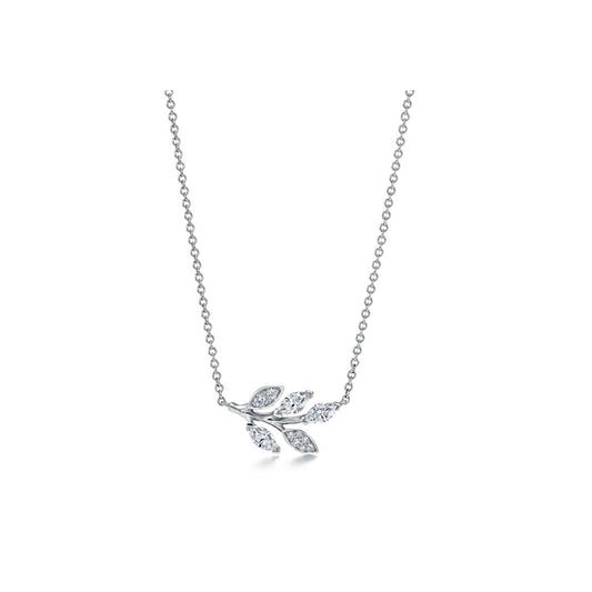 Leaf Diamond Necklace – Aurelian
