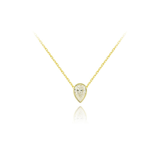 Cushion Yellow Diamond Necklace – Aurelian