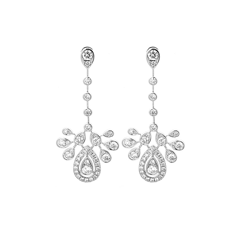 Crown Pear Diamond Earrings – Aurelian