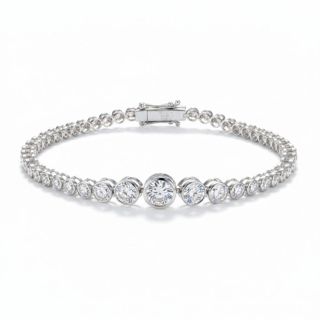 Bubble Pave Diamond Bracelet – Aurelian