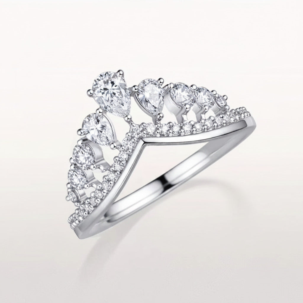 Band Crown Diamond Ring – Aurelian