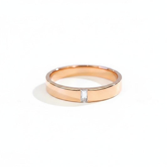 Halo Emerald-Cut Diamond Ring – Aurelian