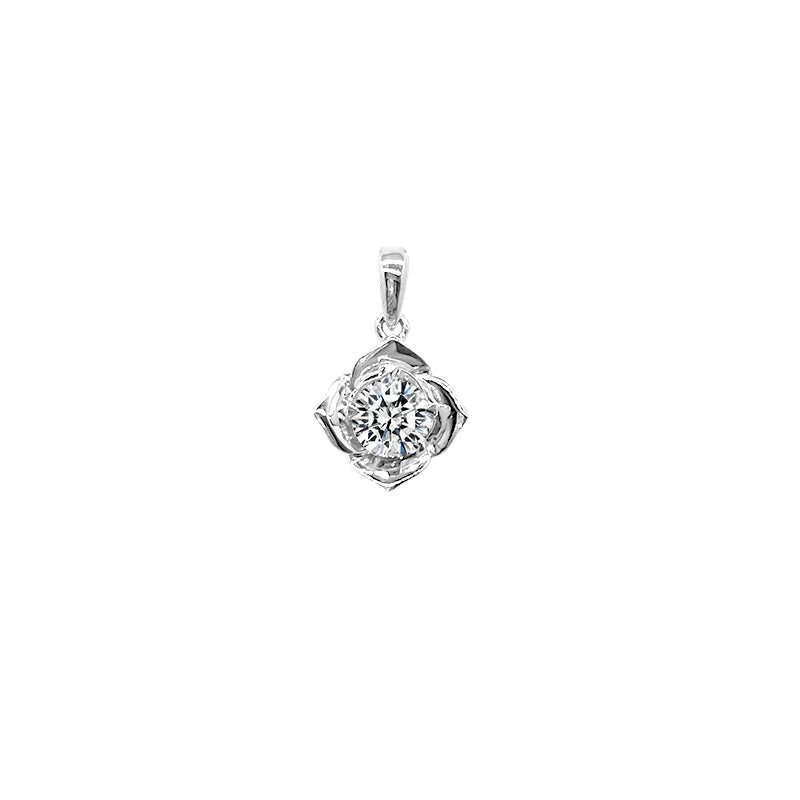 Clover Lucky Diamond Pendant – Aurelian