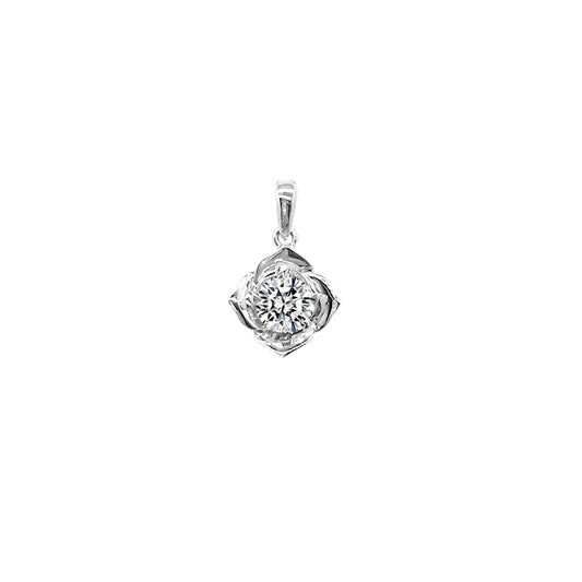Clover Lucky Diamond Pendant – Aurelian