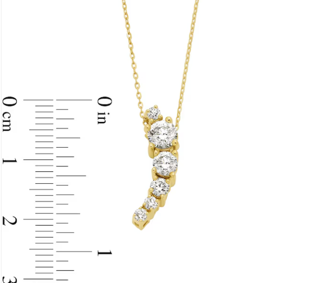 Bezel Diamond Necklace – Aurelian