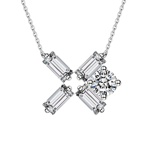X Diamond Necklace – Aurelian