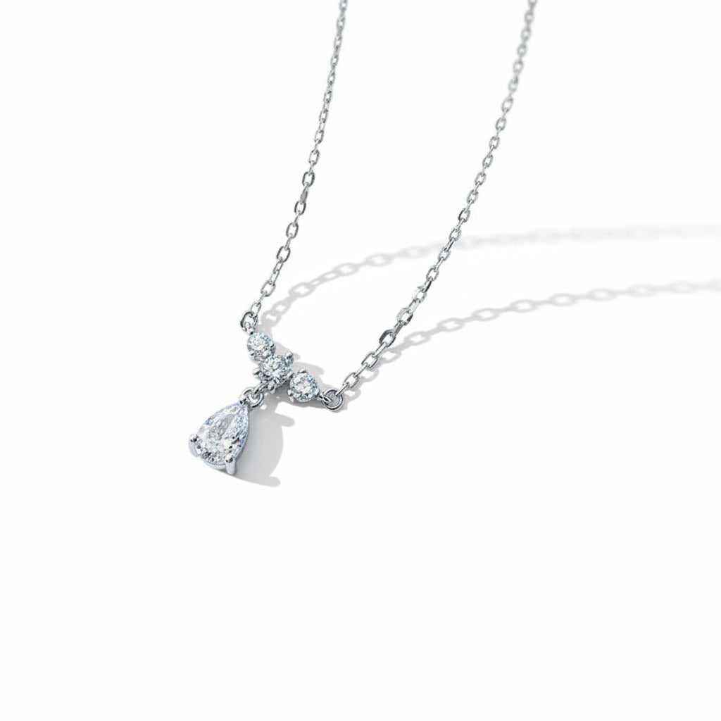 Pear Three-in-One Diamond Necklace – Aurelian