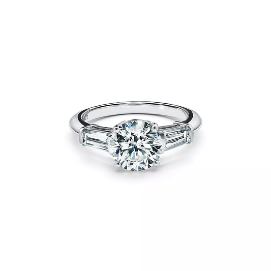 Trilogy Baguette Diamond Ring – Aurelian