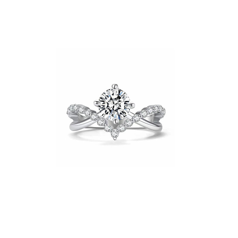 Crowned Diamond Ring – Aurelian