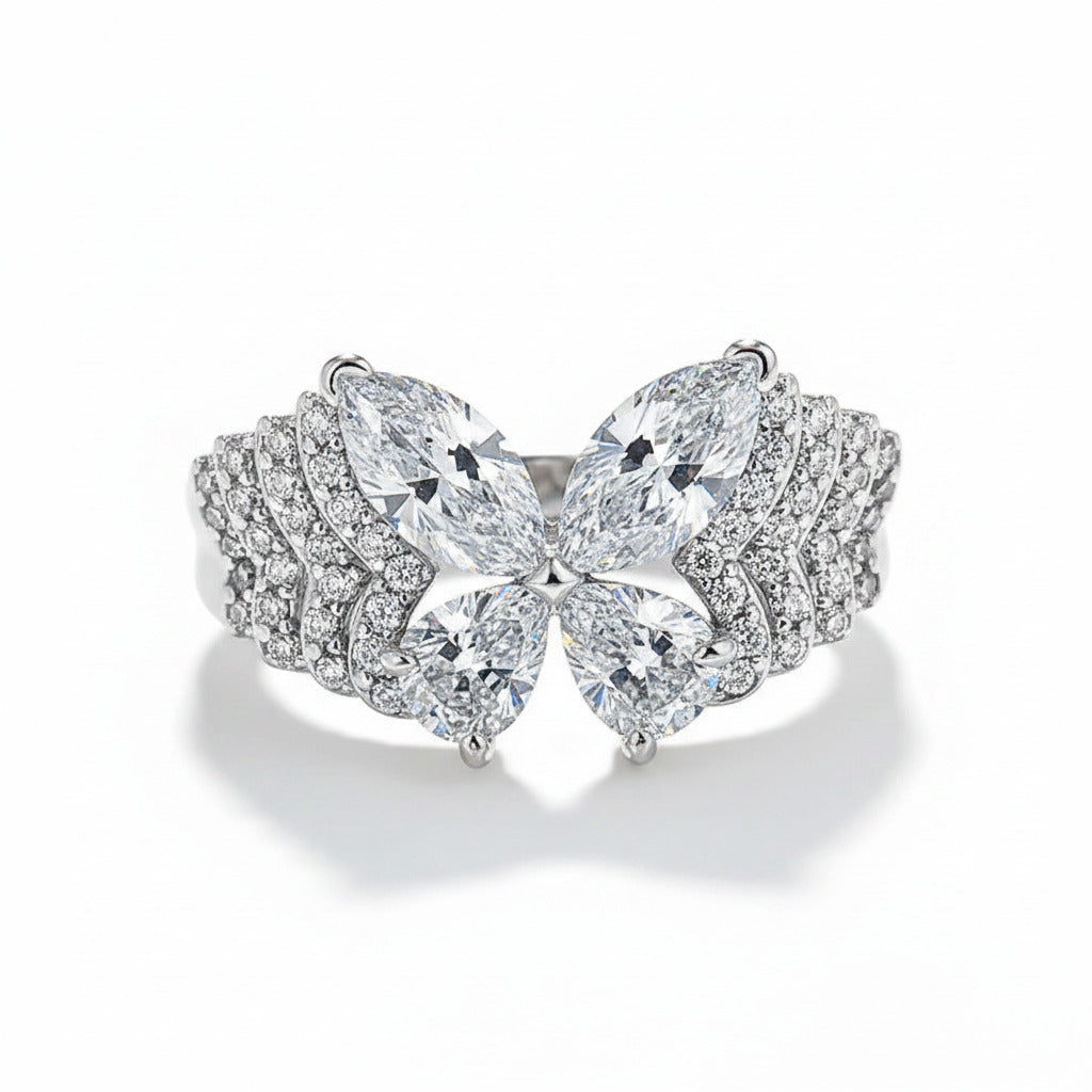 Butterfly Phantom Diamond Ring – Aurelian