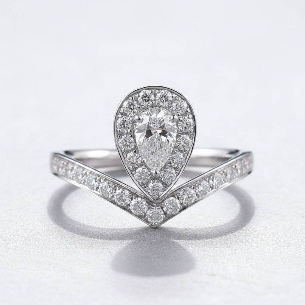 Queen Pear Diamond Ring – Aurelian